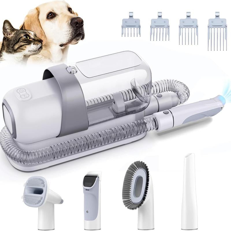 LMVVC Pet Grooming Kit with Vacuum for Dogs and Cats
