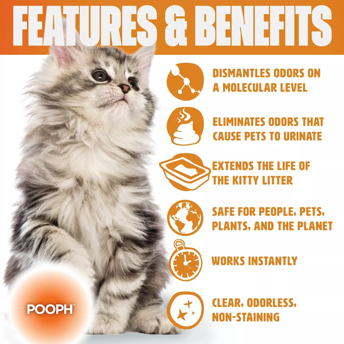 Pooph Cat Litterizer - 12Oz