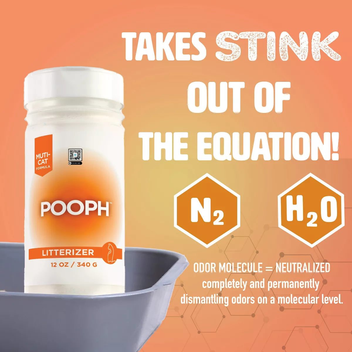 Pooph Cat Litterizer - 12Oz
