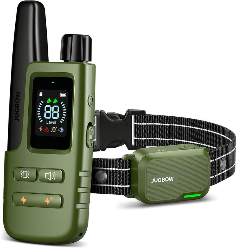 JUGBOW Dog Training Collar 3300FT Dog Training Behavior Aid, Remote IPX7 Waterproof with 4 Training Modes, Rechargeable E-Collar for All Breeds DT61