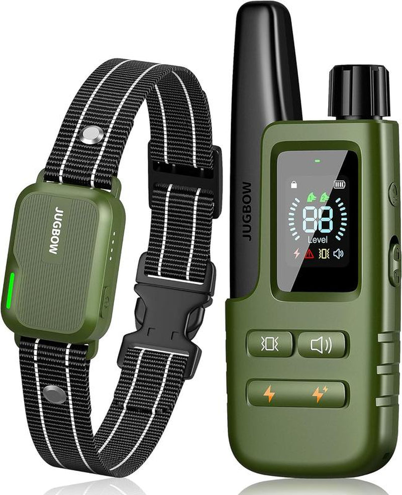 JUGBOW Dog Training Collar 3300FT Dog Training Behavior Aid, Remote IPX7 Waterproof with 4 Training Modes, Rechargeable E-Collar for All Breeds DT61