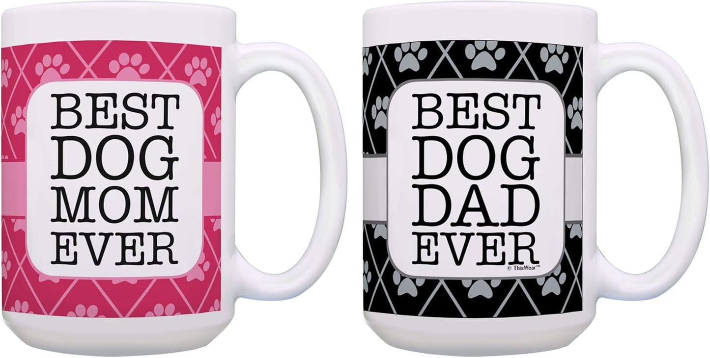 Dog Lover Gifts Best Dog Mom Ever Pet Owner Rescue Gift 11Oz Ceramic Coffee Mug Tea Cup White