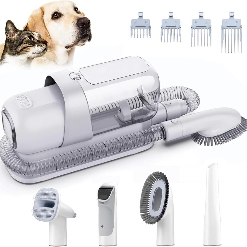 LMVVC Pet Grooming Kit with Vacuum for Dogs and Cats