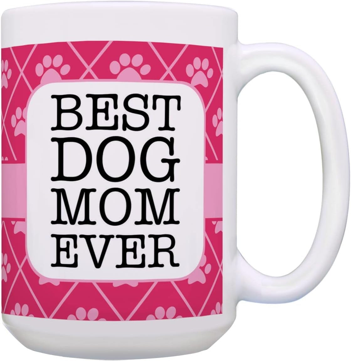 Dog Lover Gifts Best Dog Mom Ever Pet Owner Rescue Gift 11Oz Ceramic Coffee Mug Tea Cup White