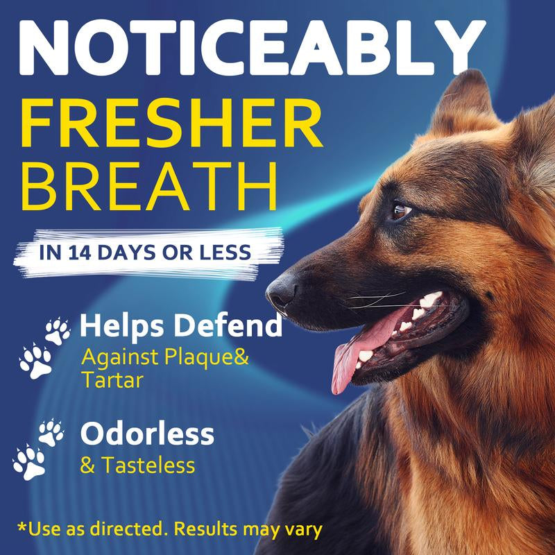 Glorysmile No Brushing Dog Toothpaste, Continually Freshens Breath for 24 Hours, Delicious Flavors like Chicken